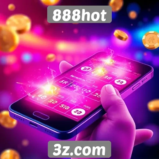 Experiência de jogo em dispositivos móveis no 888hot